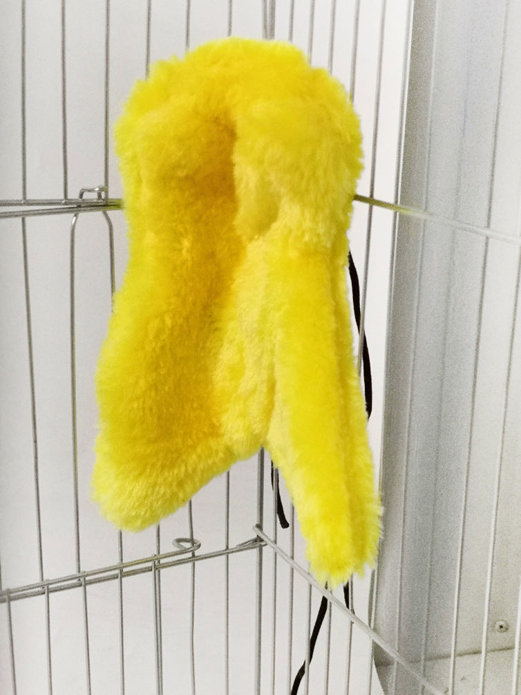 Soft Wool Bird Blanket – Snuggle Spot for Parrots