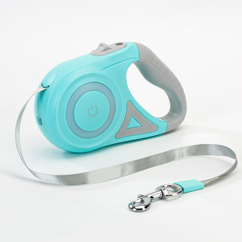 Walkies Made Easy! Retractable Leash with Safety Light