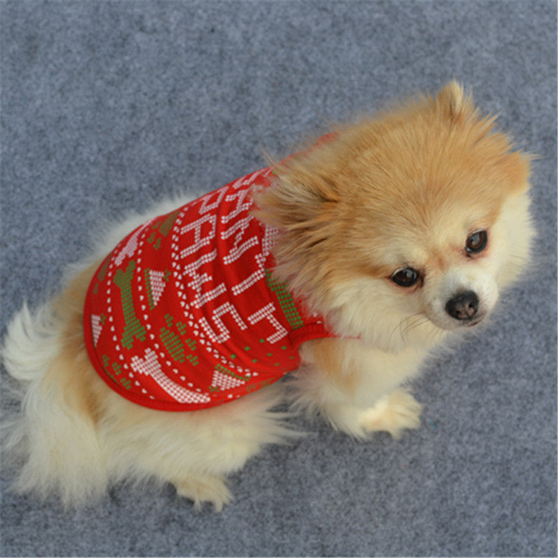 Stylish Santa Paws Vest