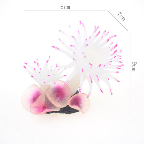 Decorative item with pink and white spikes on a white background