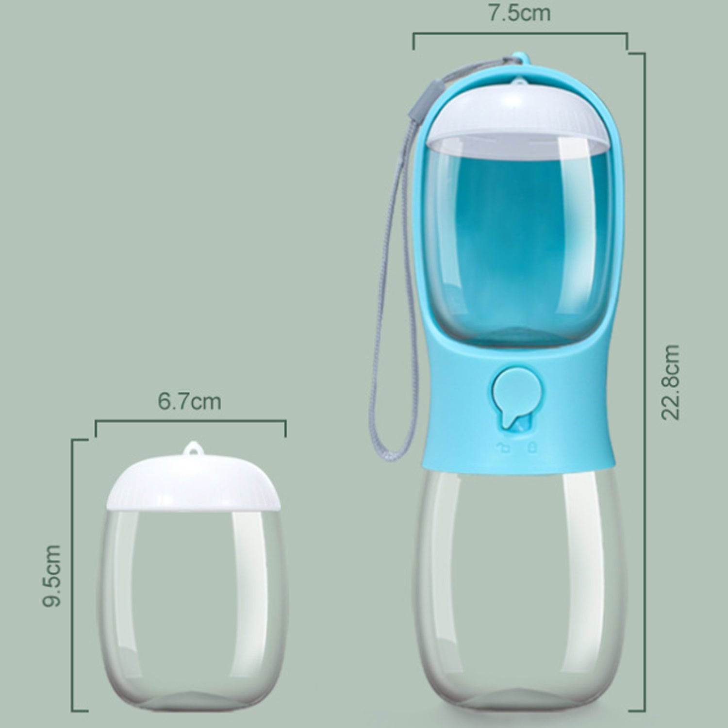 Hydrate & Feed Pets Anywhere – Travel Bottle Bowl