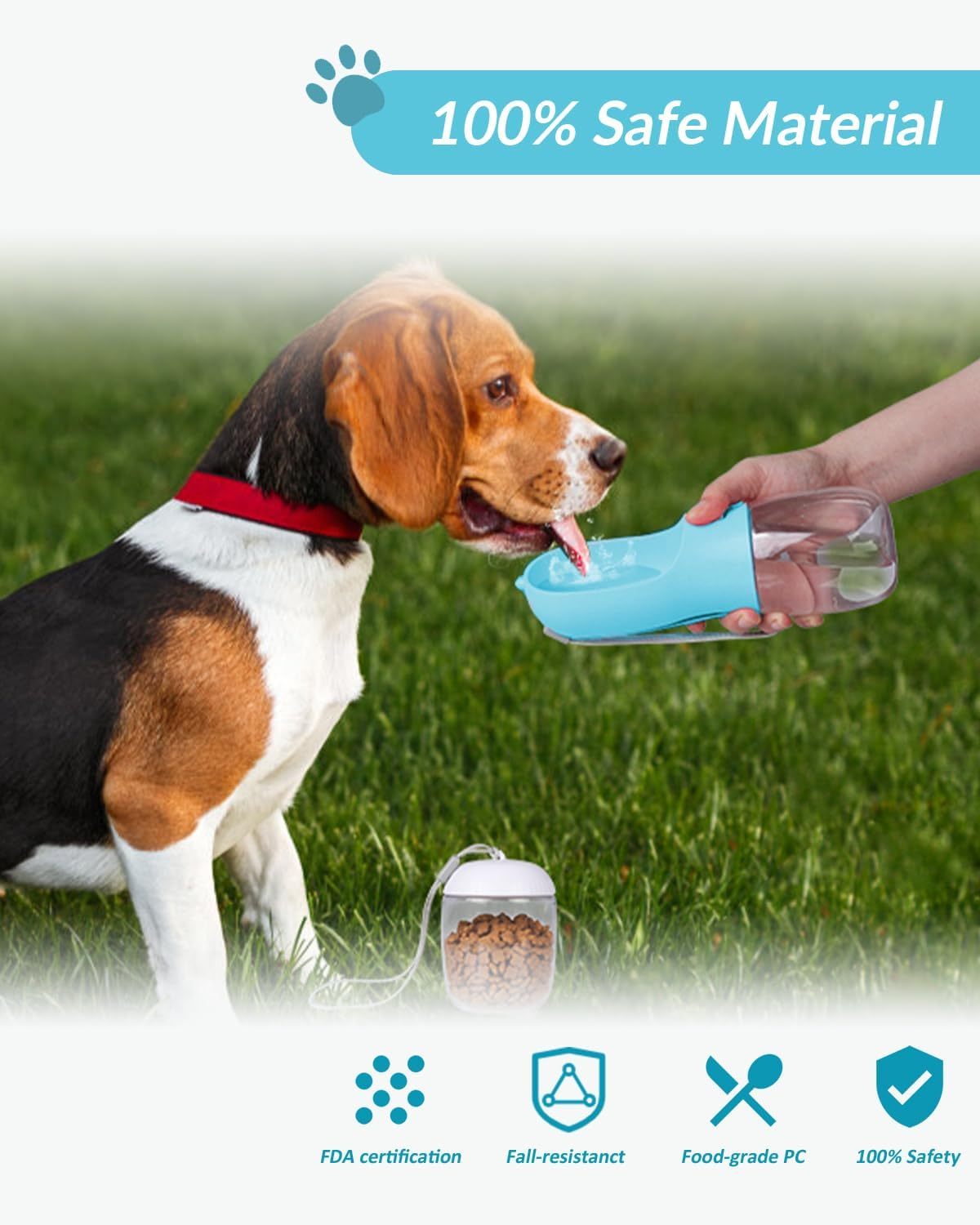 Hydrate & Feed Pets Anywhere – Travel Bottle Bowl