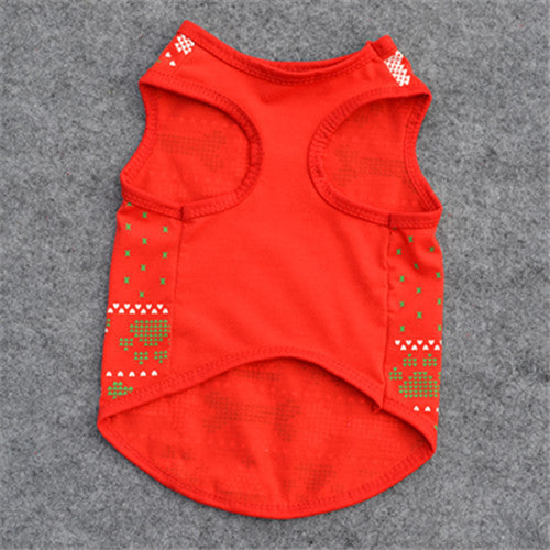 Stylish Santa Paws Vest