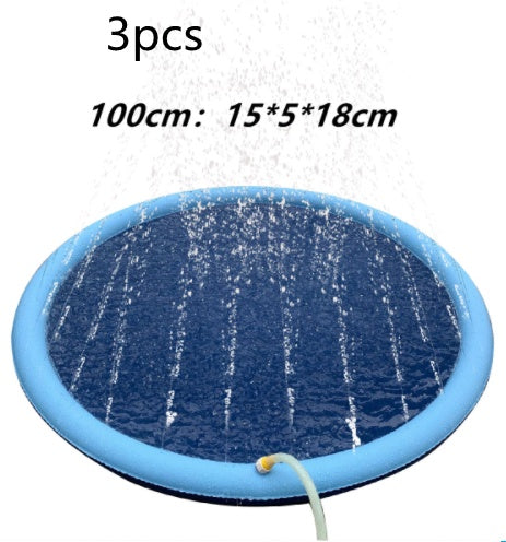 Family Fun Outdoor Splash Mat for Pets