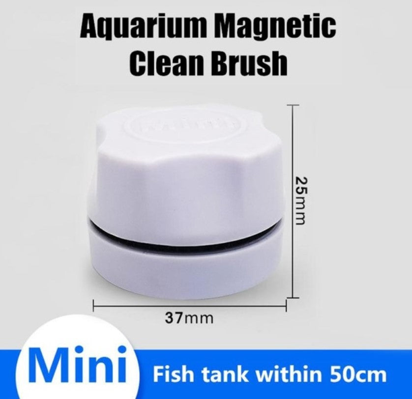 Fish tank aquarium magnetic interior cleaner