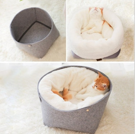Comfy Pet Bed For Cats & Dogs