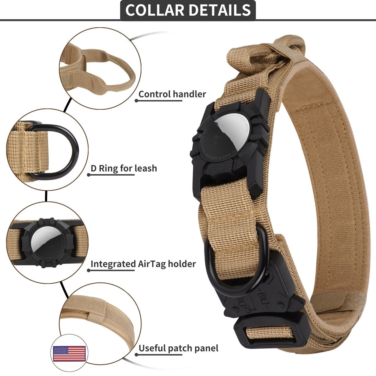 Built for Adventure - Waterproof Airtag Pet Collar Cover