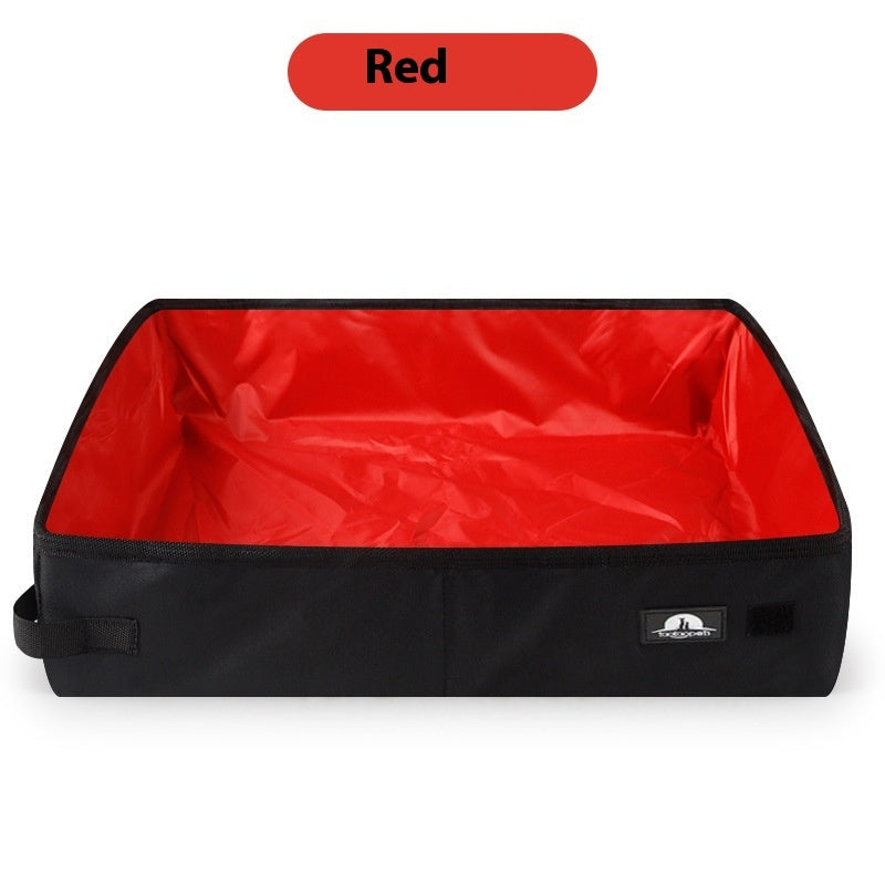 Fold-and-Go Portable Litter Box for Happy Cats