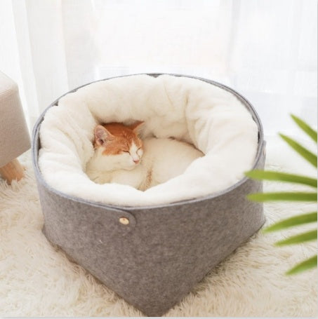Comfy Pet Bed For Cats & Dogs