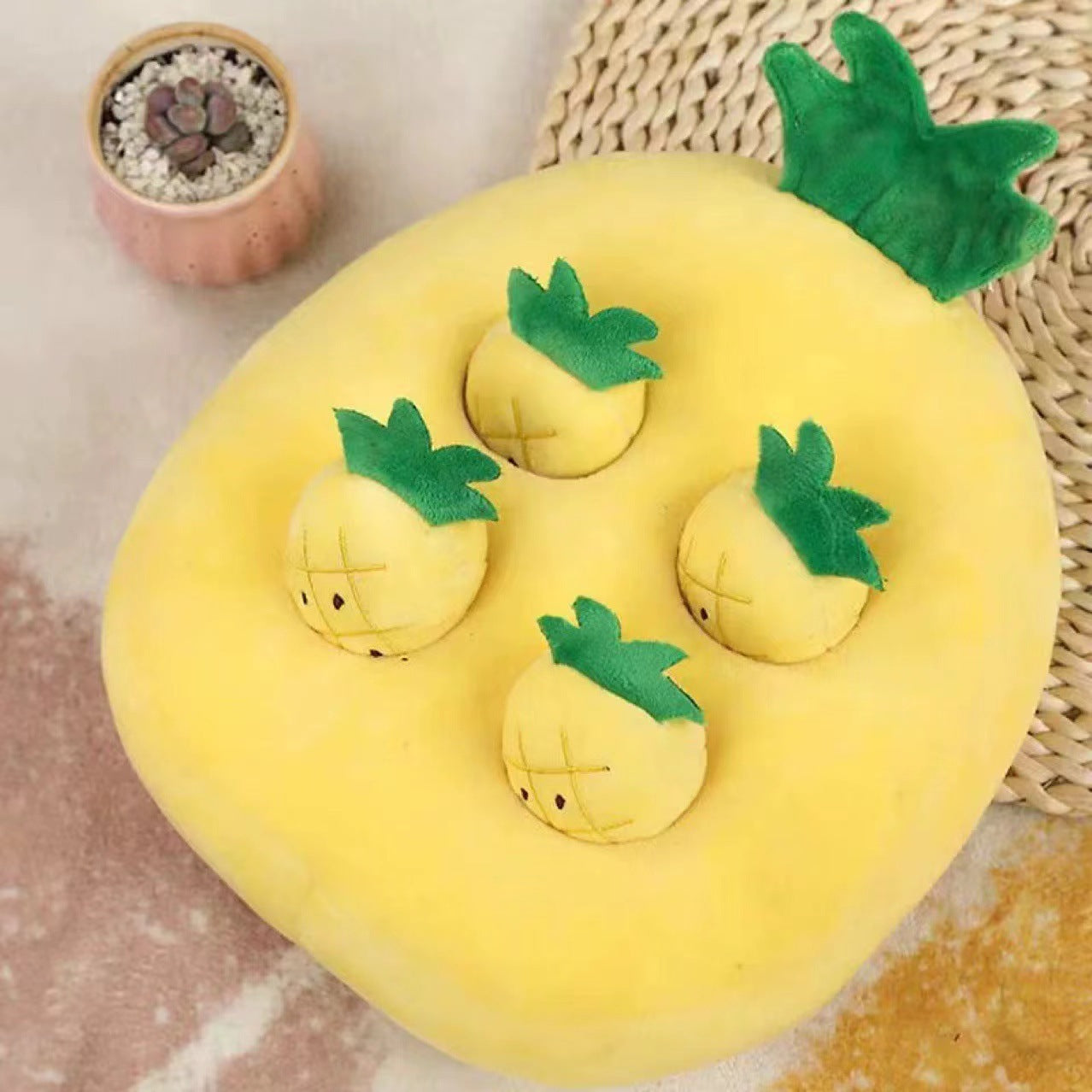 Cute Plush Snuffle Mat – Treat Time, Play Time