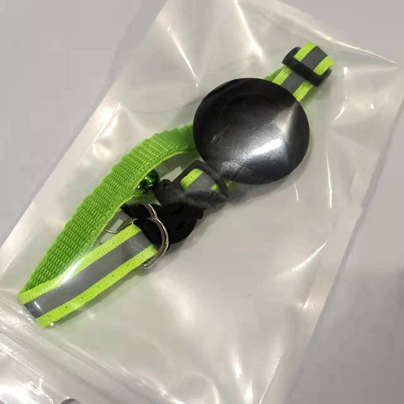 Keep Pets Safe – Airtag Collar with Bell & Reflector