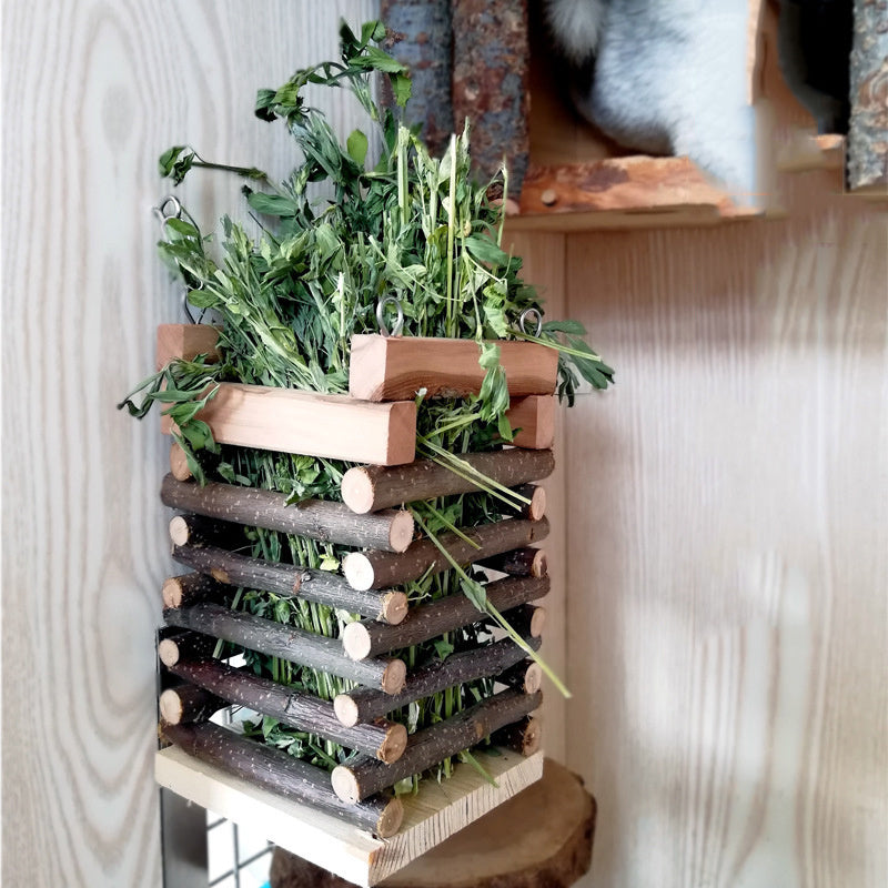 Grass Feeder for Your Fuzzy Friend