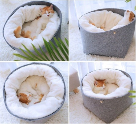 Comfy Pet Bed For Cats & Dogs