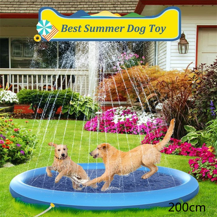 Family Fun Outdoor Splash Mat for Pets
