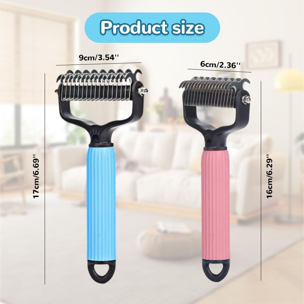 Stress-Free Undercoat Rake for Shedding Pets