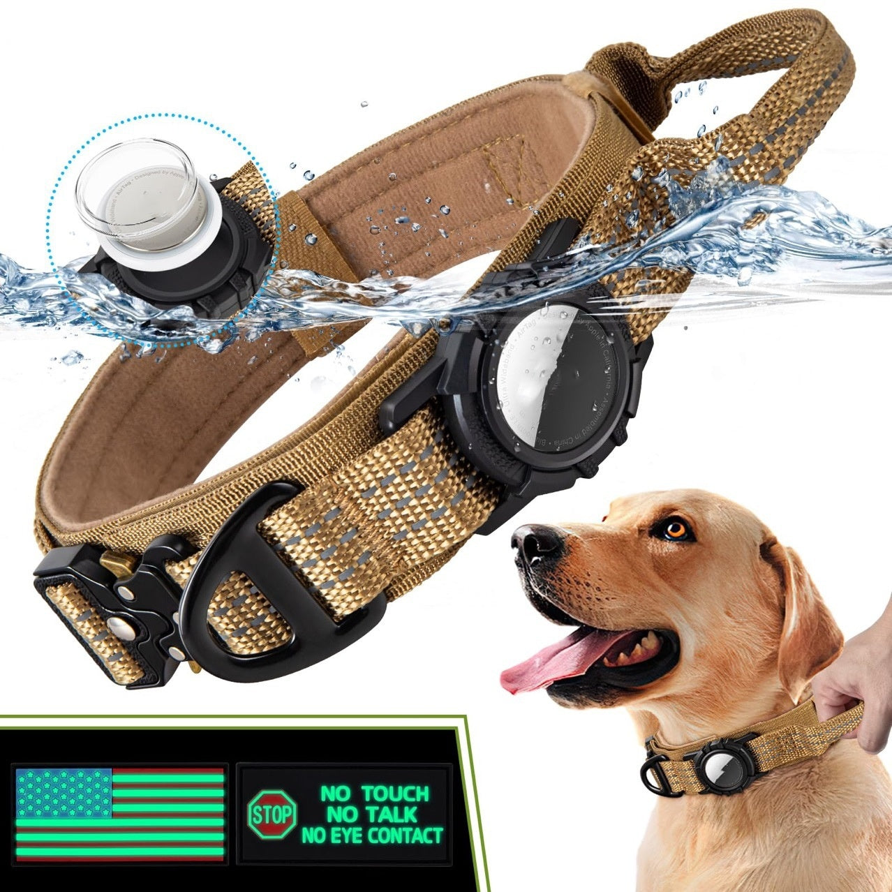 Built for Adventure - Waterproof Airtag Pet Collar Cover