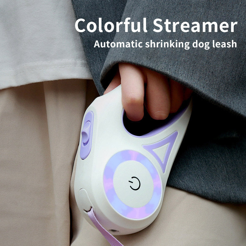 Walkies Made Easy! Retractable Leash with Safety Light