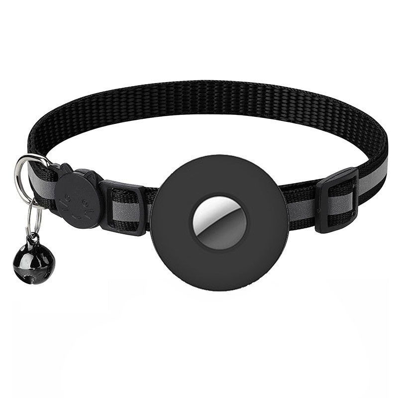 Keep Pets Safe – Airtag Collar with Bell & Reflector