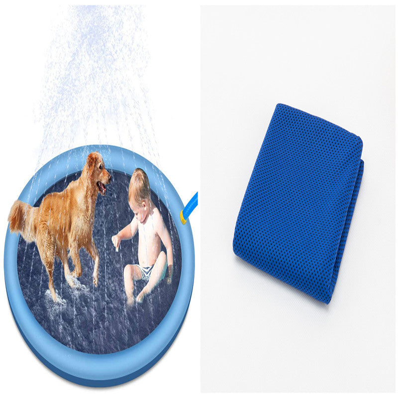 Family Fun Outdoor Splash Mat for Pets