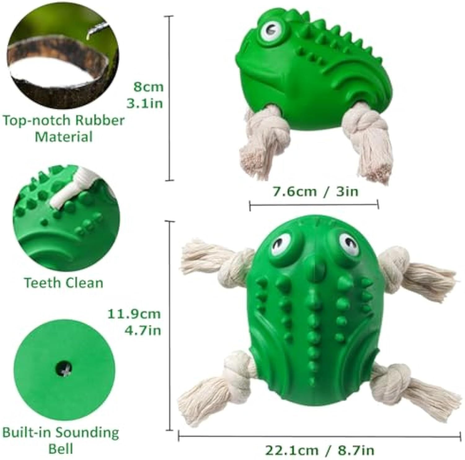 Tough Toad Chew Toy – Built for Power Chewers!