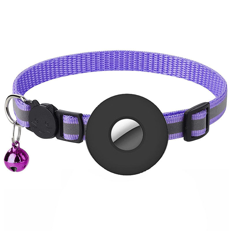 Keep Pets Safe – Airtag Collar with Bell & Reflector