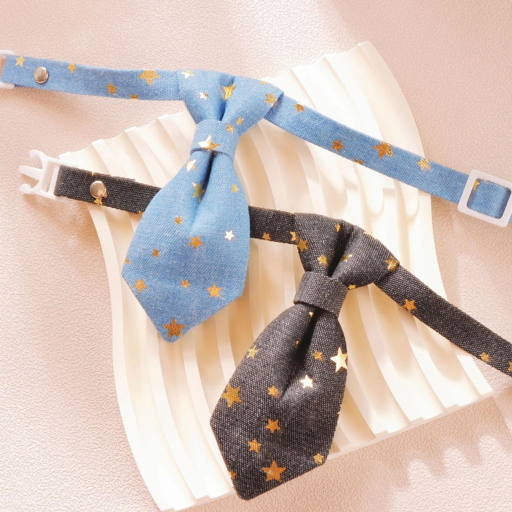 distinguished gentleman's dog tie collar