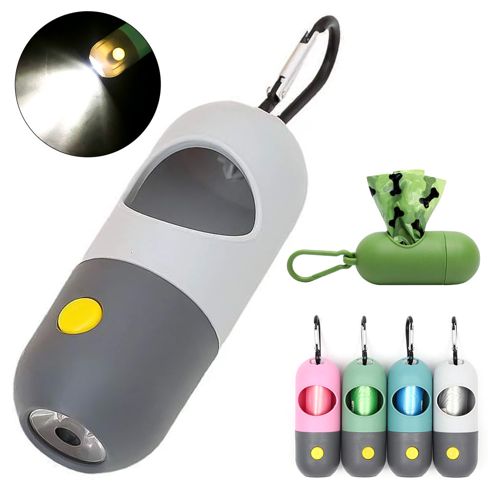 LED Light Dog Waste Bag Dispenser