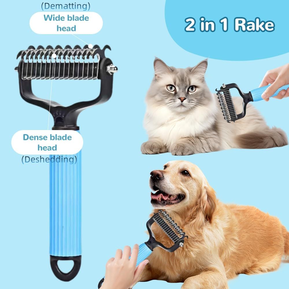 Stress-Free Undercoat Rake for Shedding Pets