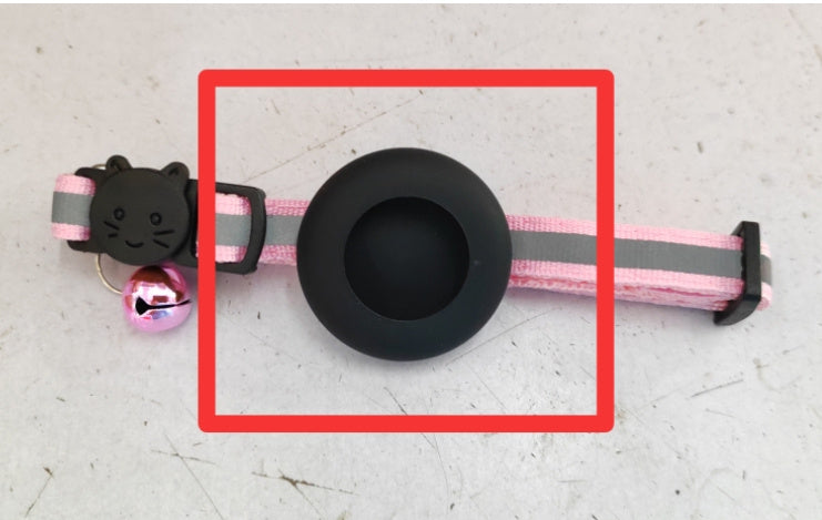 Keep Pets Safe – Airtag Collar with Bell & Reflector