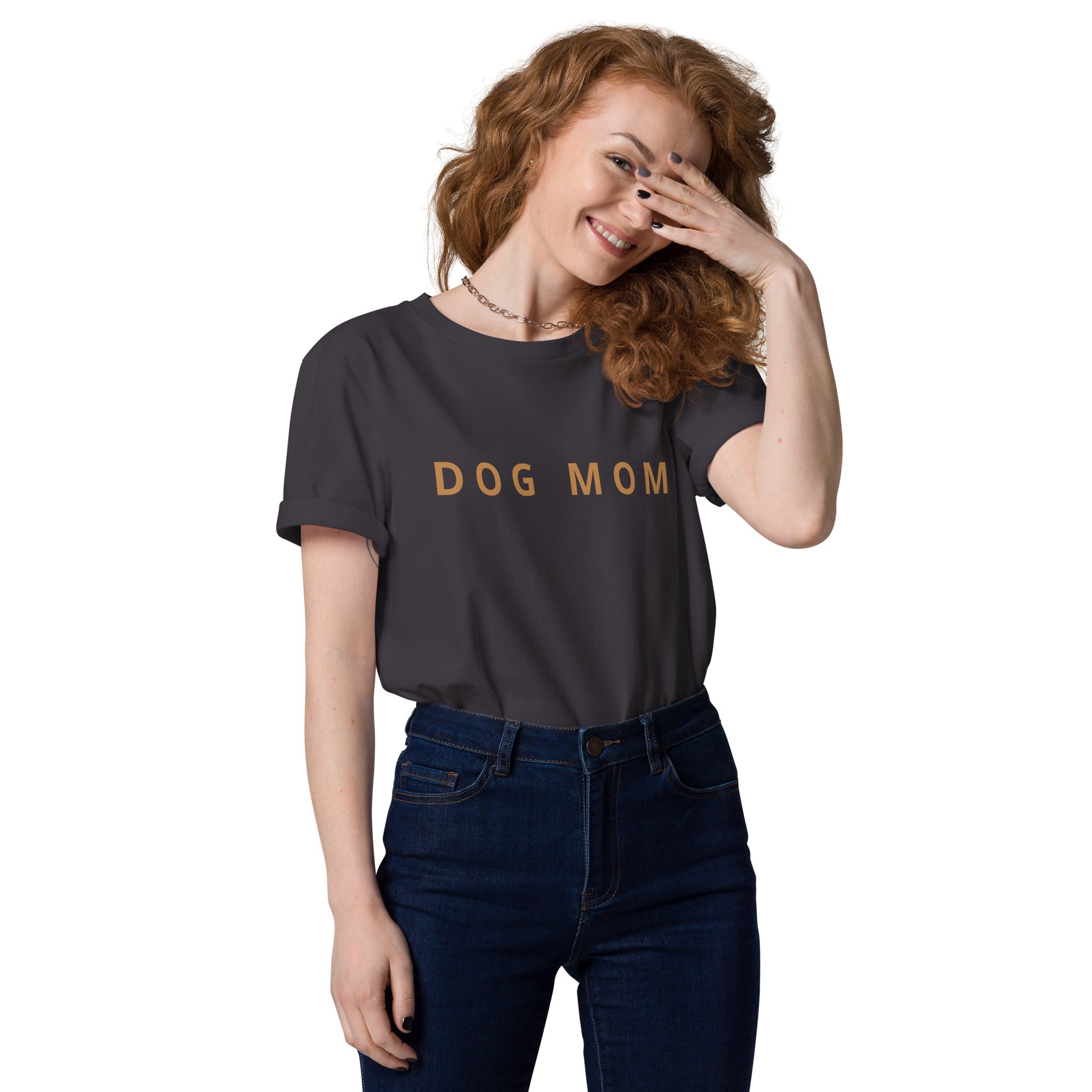 everyday shot of the dog mom t-shirt